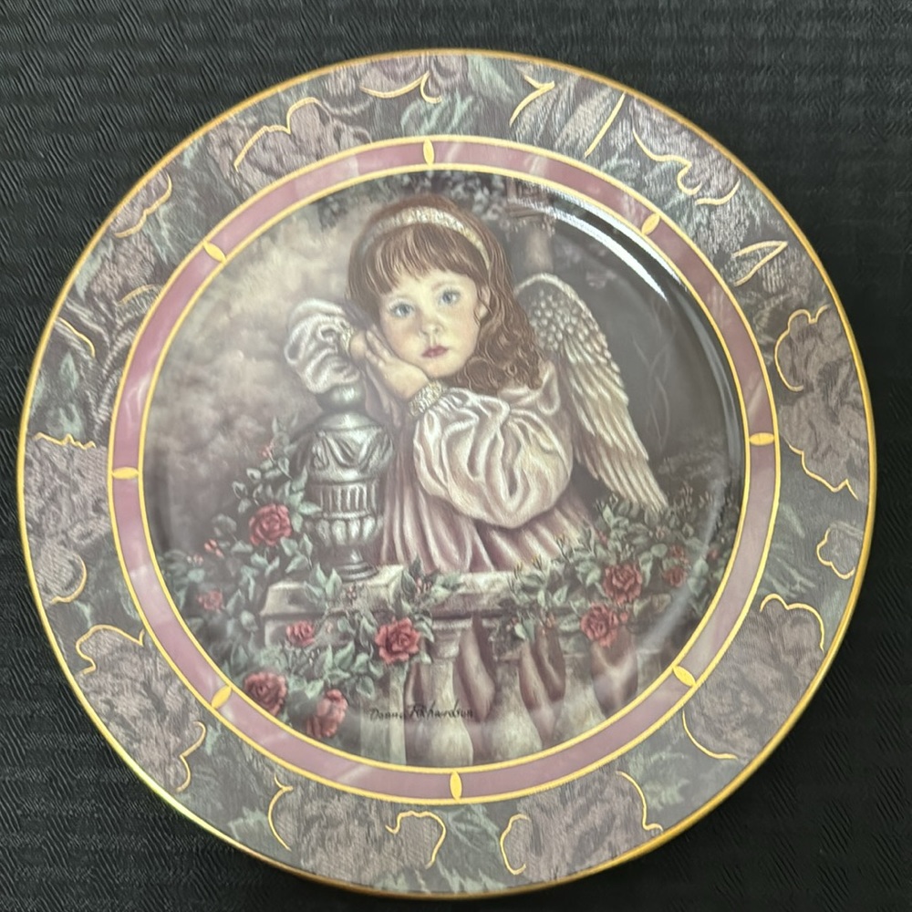 Gardens of Innocence Limited Edition “Hope” Plate by Richardson Bradford Exchang - Picture 13 of 17
